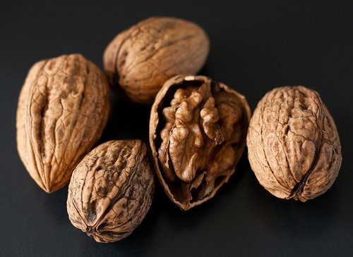 Bunch of walnuts