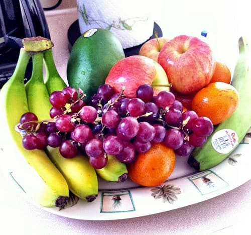 Bunch of fresh fruit