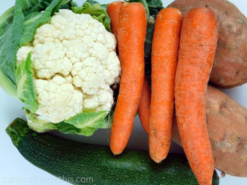 Cauliflower with other veggies