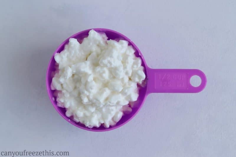 Cottage cheese portion