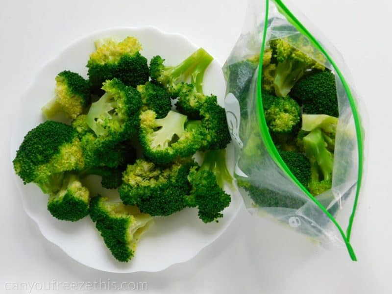 Packing broccoli