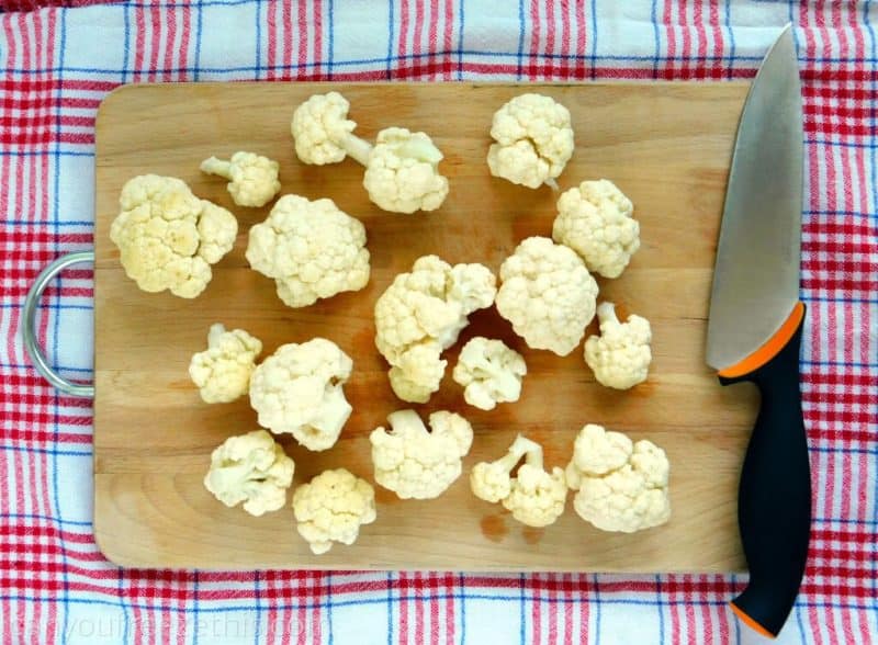 Preparing cauliflower