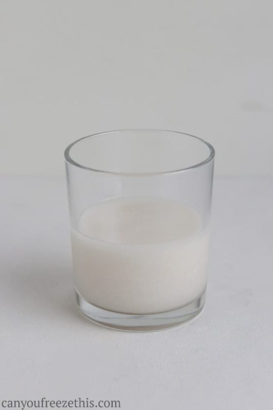 Thawed coconut milk